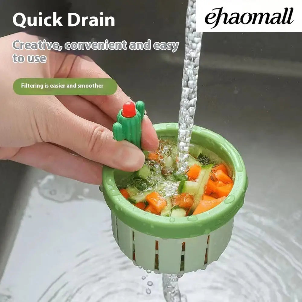 Cactus Sink Drain Strainer Press Automatic Dumping Basket - Electric Kettle