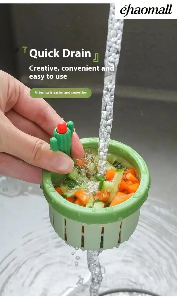 Cactus Sink Drain Strainer Press Automatic Dumping Basket - Electric Kettle