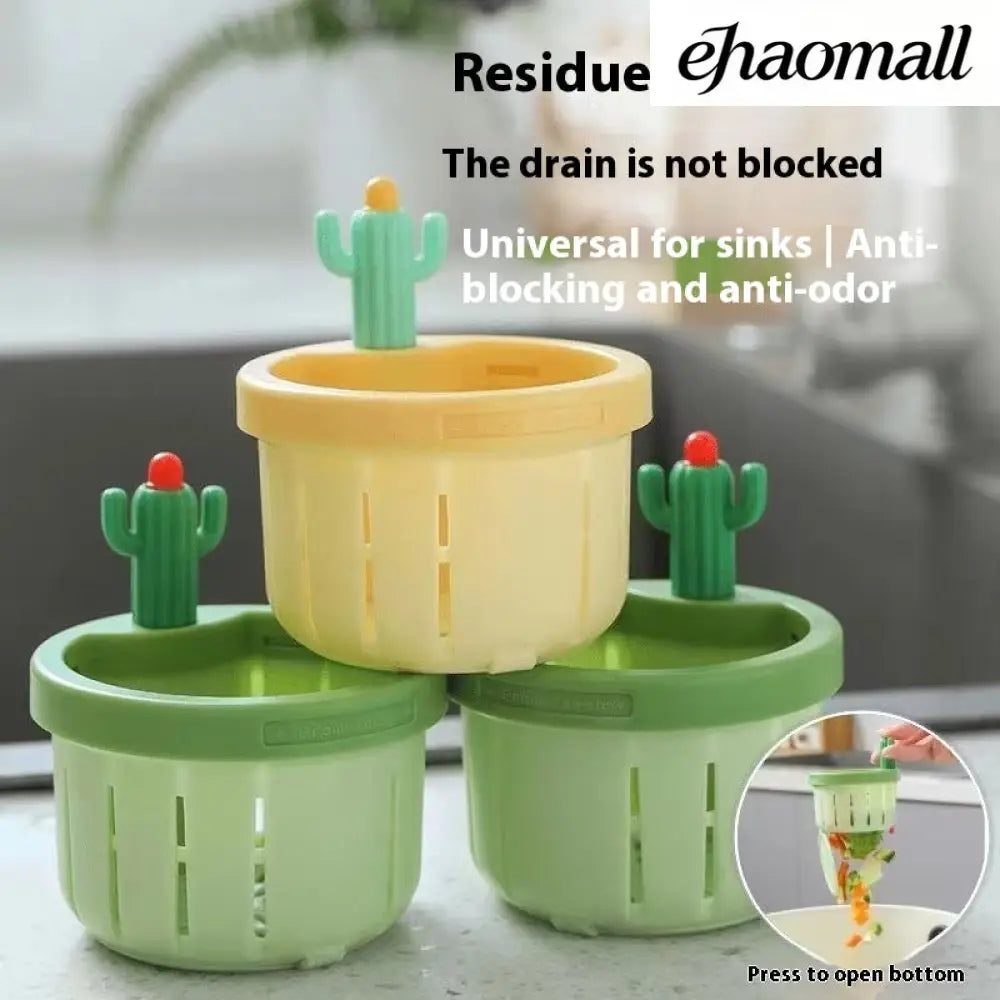 Cactus Sink Drain Strainer Press Automatic Dumping Basket - Electric Kettle