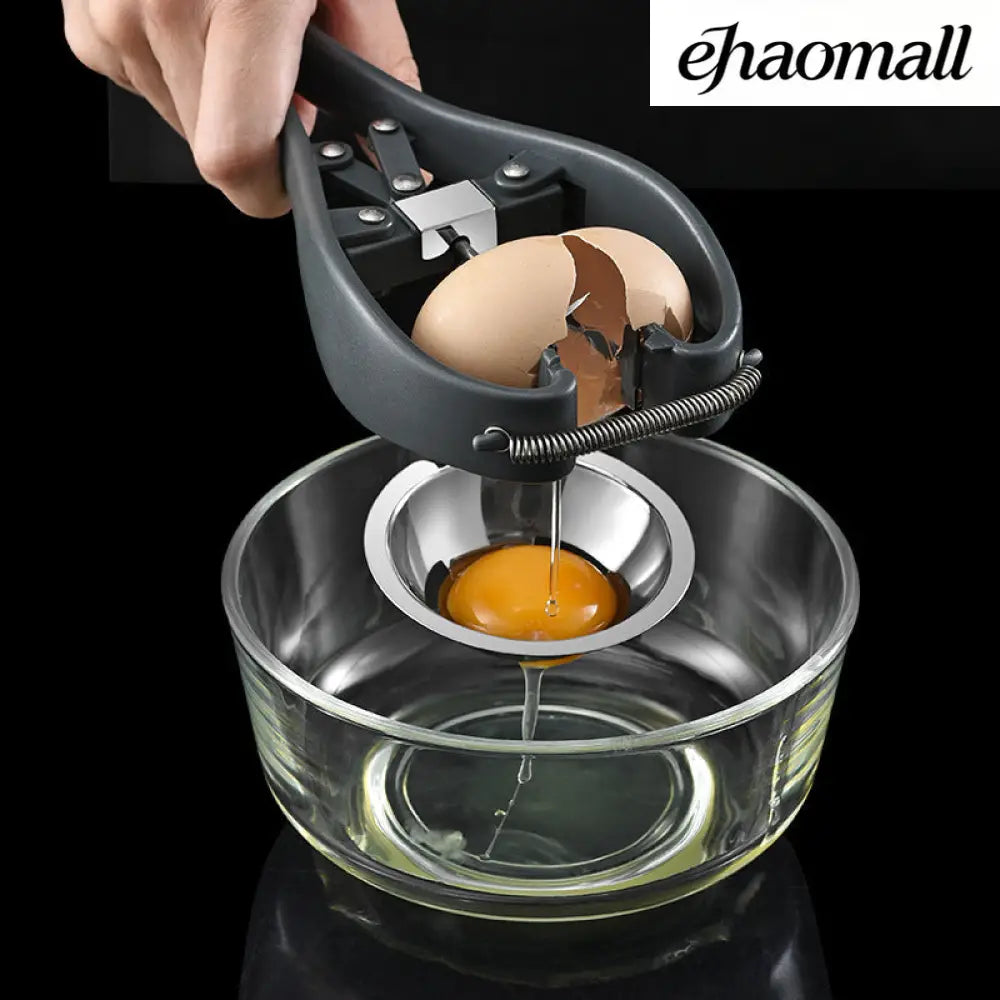 Manual Egg Tools Stainless Steel Egg Opener Scissors - Black - Egg Opener Scissors