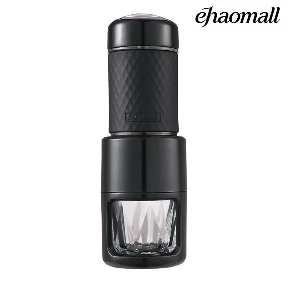 Portable Manual Espresso Coffee Machine - black - Food Processor