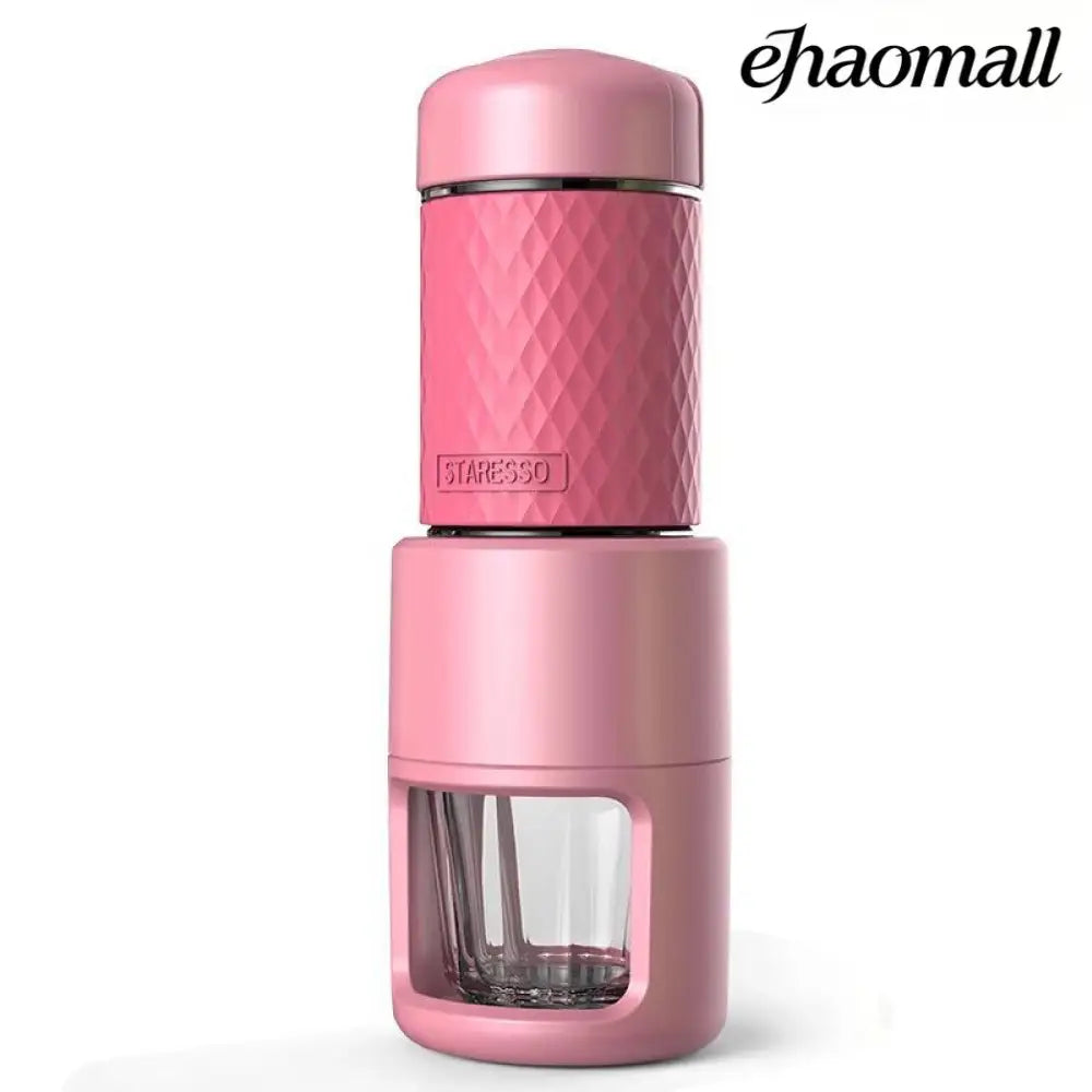 Portable Manual Espresso Coffee Machine - Red - Food Processor