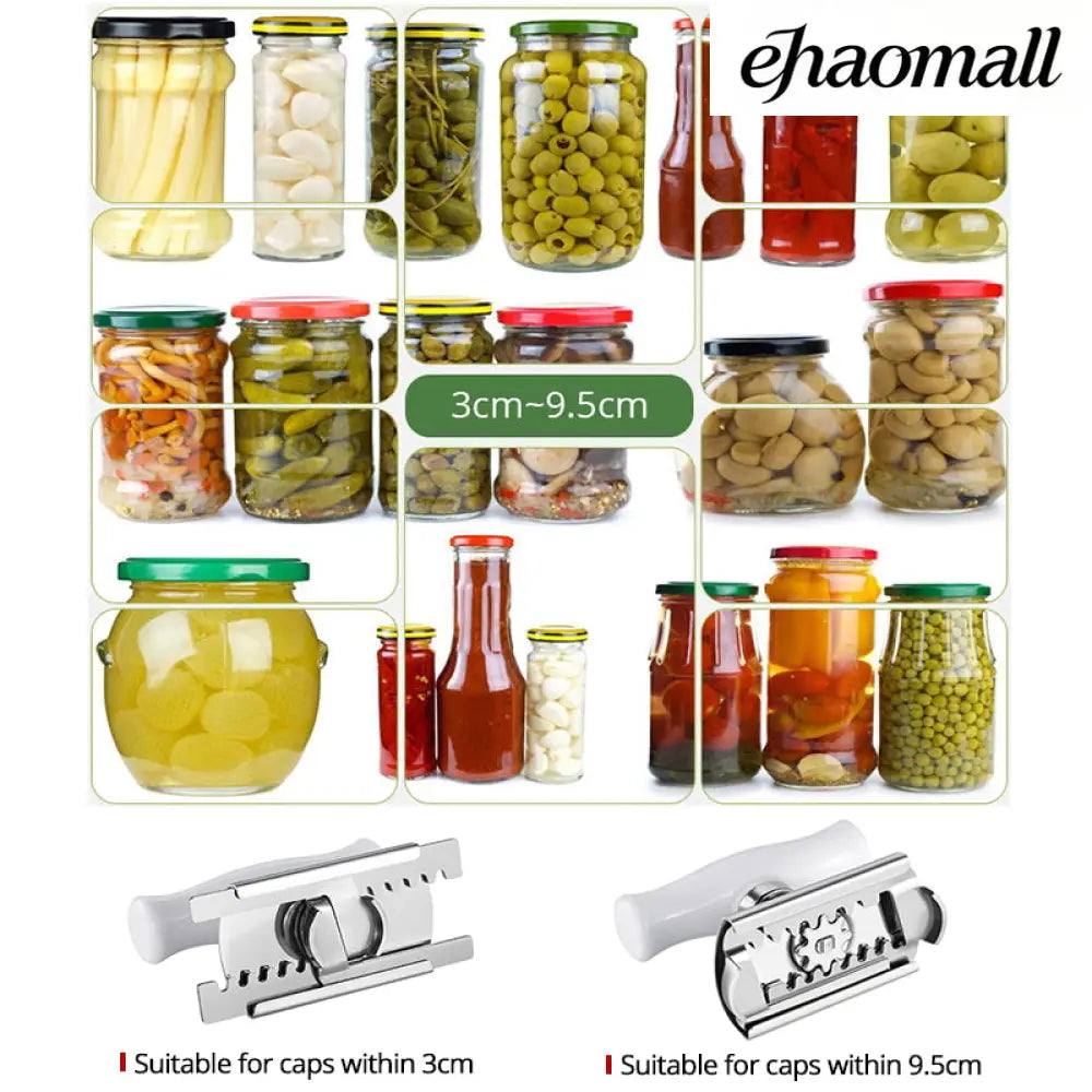 Stainless Steel Adjustable Jar Opener for Lids & Bottles - Jar Opener